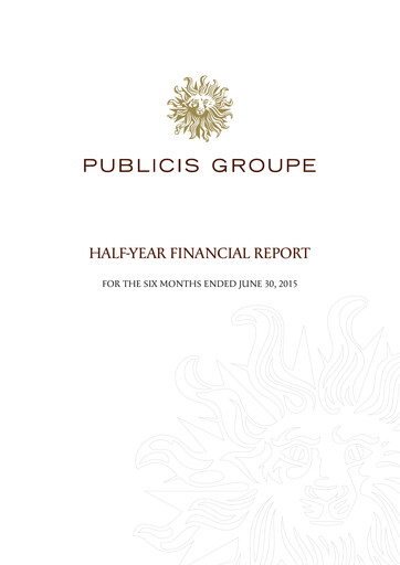 Vorschaubild Publicis Groupe
 Finanzbericht 2015-h1