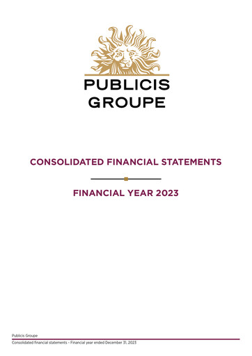 Vorschaubild Publicis Groupe
 Finanzmitteilung 2023