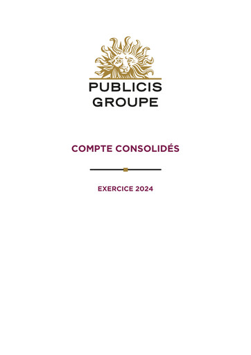 Vorschaubild Publicis Groupe
 Finanzmitteilung 2024