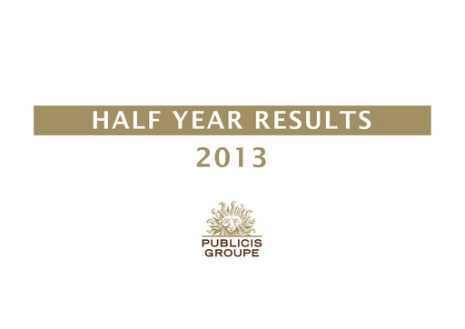 Vorschaubild Publicis Groupe
 Halbjahresbericht 2013-h1