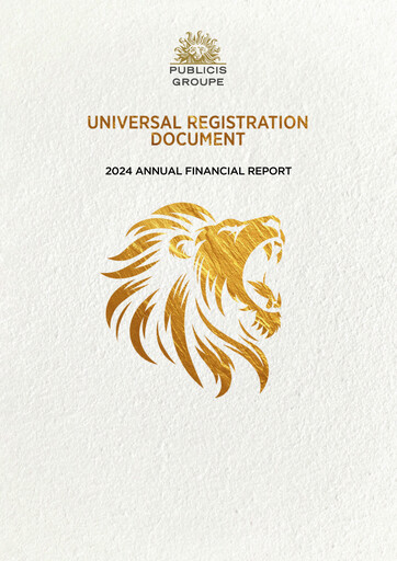 Thumbnail Publicis Groupe
 Universal Registration Document 2024