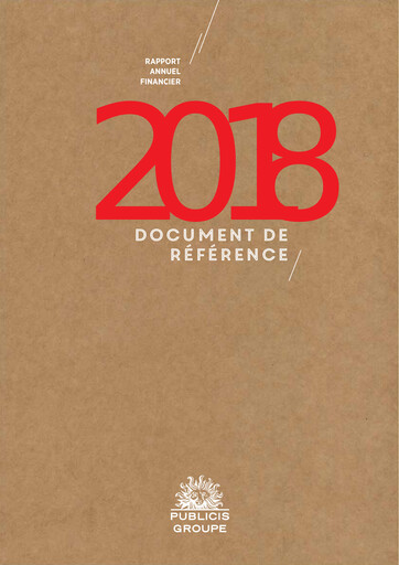 Thumbnail Publicis Groupe
 Universal Registration Document 2018