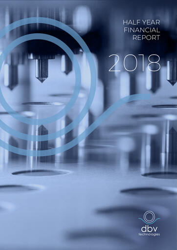 Miniature DBV Technologies Rapport semestriel 2018-h1
