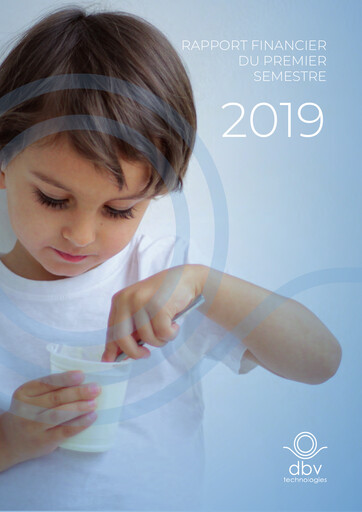 Miniature DBV Technologies Rapport semestriel 2019-h1