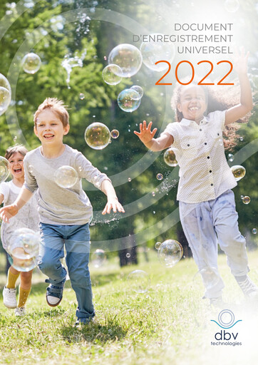 Thumbnail DBV Technologies Universal Registration Document 2022