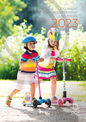 Thumbnail DBV Technologies Universal Registration Document 2023