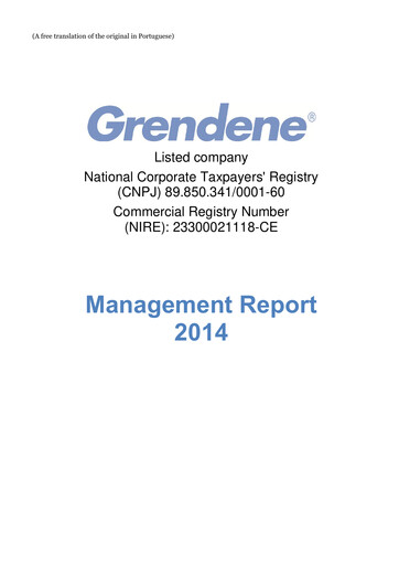 Thumbnail Grendene Annual Report 2014
