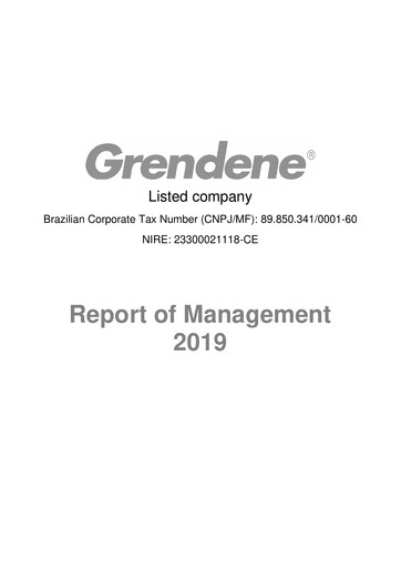 Thumbnail Grendene Annual Report 2019