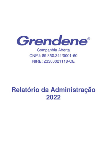 Thumbnail Grendene Annual Report 2022