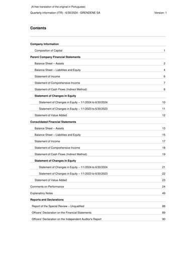 Vorschaubild Grendene Quartalsbericht 2024-q2