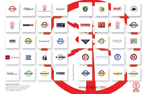 Thumbnail Modern Times Group (MTG)  Annual Report 2001