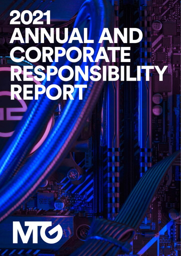 Thumbnail Modern Times Group (MTG)  Annual Report 2021