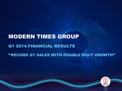 Thumbnail Modern Times Group (MTG)  Quarterly Report 2014-q1