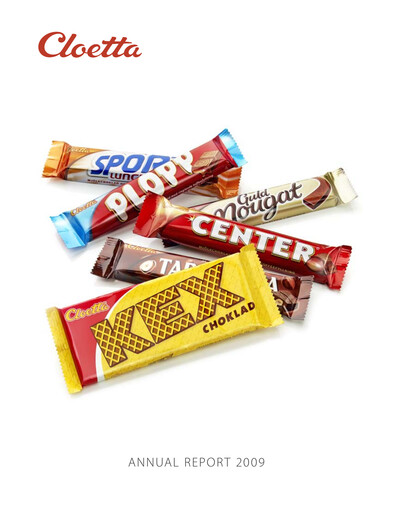 Thumbnail Cloetta Annual Report 2009