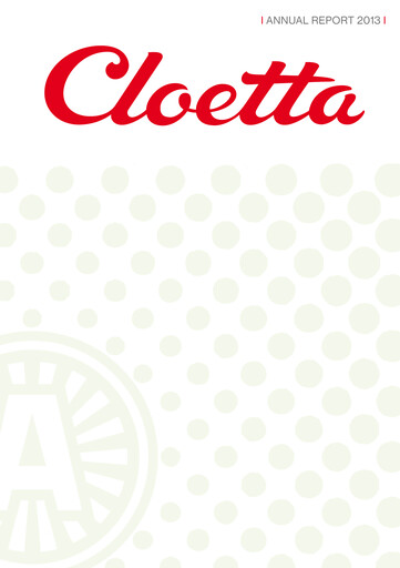Thumbnail Cloetta Annual Report 2013