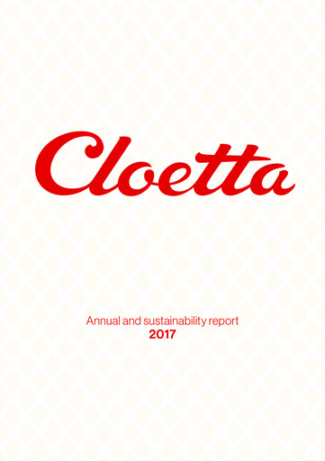 Thumbnail Cloetta Annual Report 2017