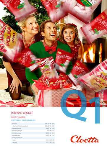 Vorschaubild Cloetta Quartalsbericht 2011-q1