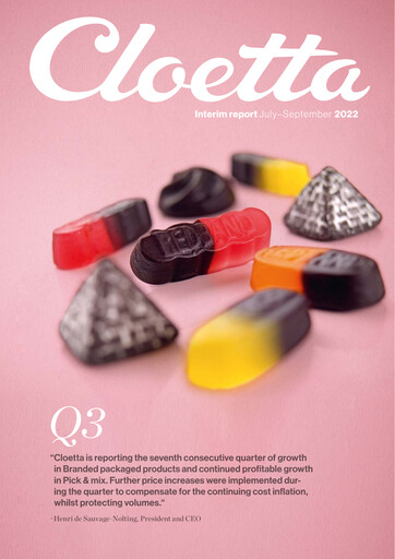 Vorschaubild Cloetta Quartalsbericht 2022-q3