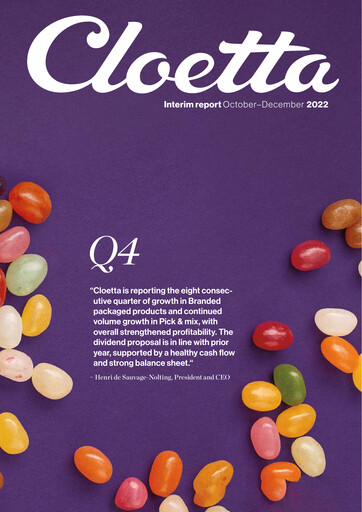 Vorschaubild Cloetta Quartalsbericht 2022-q4