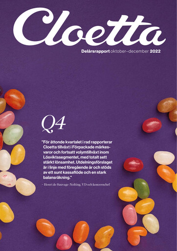 Vorschaubild Cloetta Quartalsbericht 2022-q4
