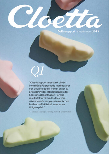 Vorschaubild Cloetta Quartalsbericht 2023-q1