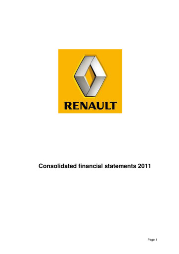 Miniature Renault Bilan financier 2011