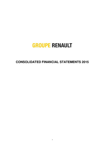 Miniature Renault Bilan financier 2015