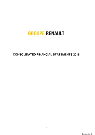 Miniature Renault Bilan financier 2018