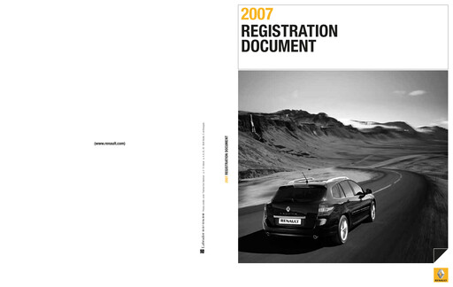Thumbnail Renault Universal Registration Document 2007