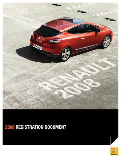 Thumbnail Renault Universal Registration Document 2008