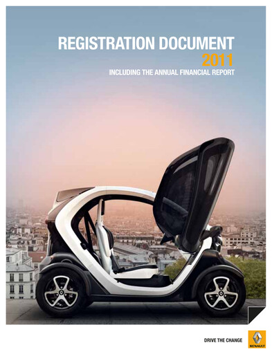 Thumbnail Renault Universal Registration Document 2011