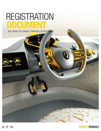 Thumbnail Renault Universal Registration Document 2014