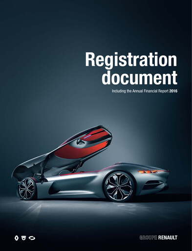 Thumbnail Renault Universal Registration Document 2016