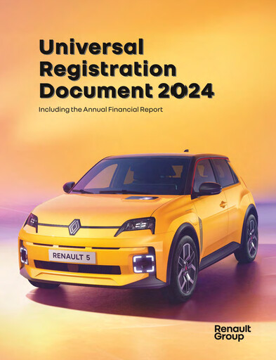 Thumbnail Renault Universal Registration Document 2024