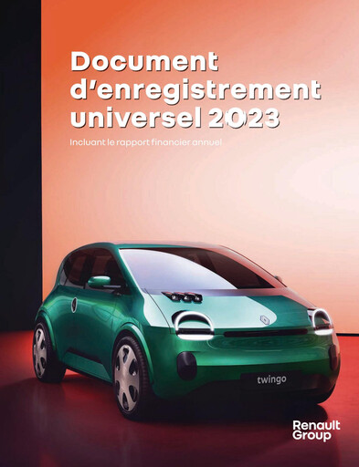 Miniature Renault Document d'enregistrement universel 2023