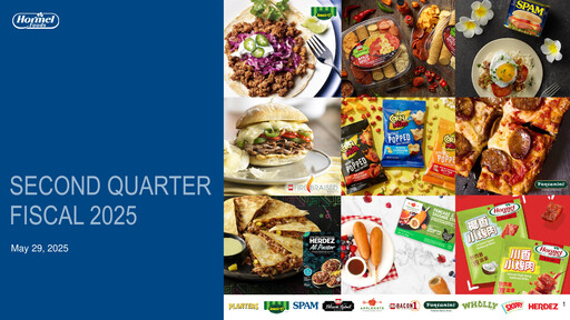 Miniature Hormel Foods Rapport trimestriel 2025-q2