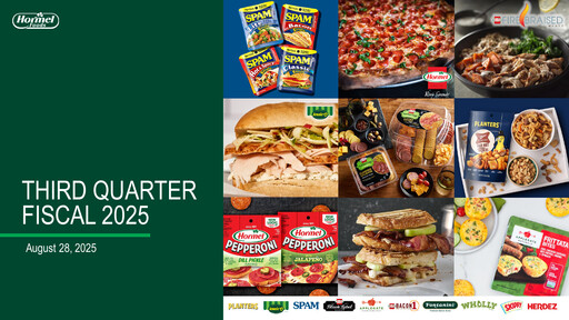Miniature Hormel Foods Rapport trimestriel 2025-q3