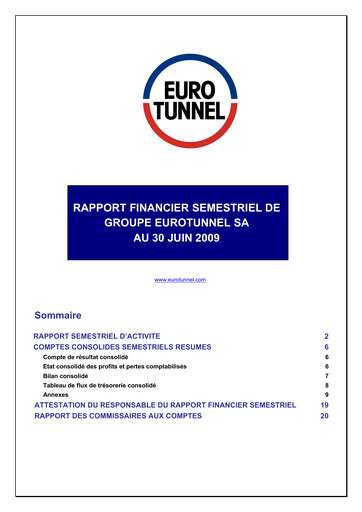 Thumbnail Getlink Half-year Report 2009-h1