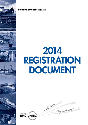 Thumbnail Getlink Universal Registration Document 2014