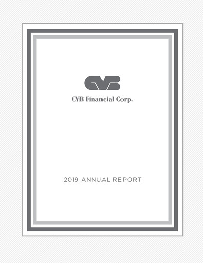 Thumbnail CVB Financial Annual Report 2019