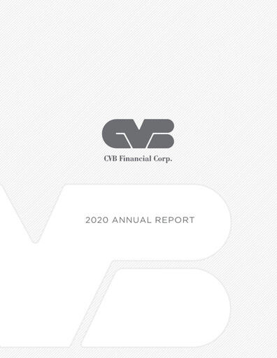 Thumbnail CVB Financial Annual Report 2020