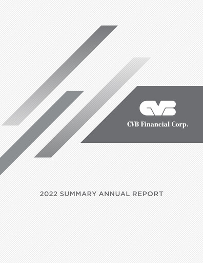 Thumbnail CVB Financial Annual Report 2022