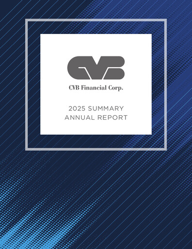 Thumbnail CVB Financial Annual Report 2025
