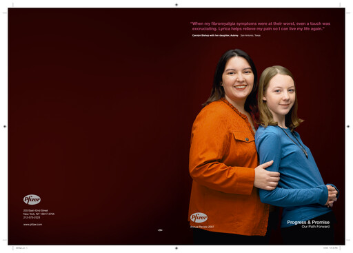 Vorschaubild Pfizer Jahresbericht 2007