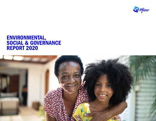 Vorschaubild Pfizer ESG-Bericht 2020