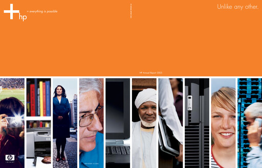 Miniature HP Rapport annuel 2003