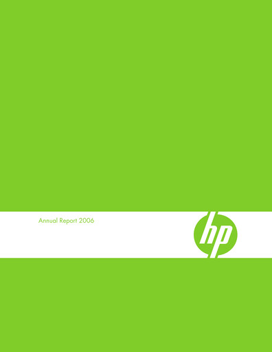 Miniature HP Rapport annuel 2006