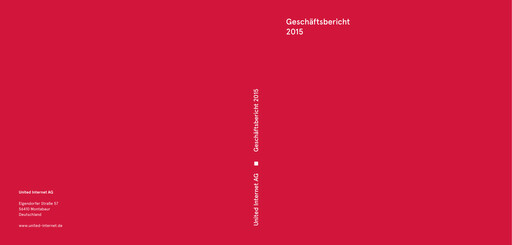 Miniature United Internet Rapport annuel 2015