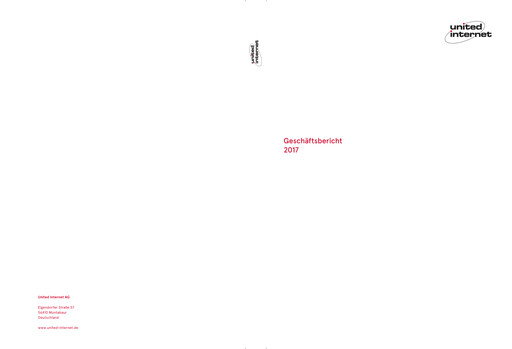Miniature United Internet Rapport annuel 2017