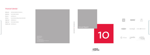 Thumbnail United Internet Annual Report 2010